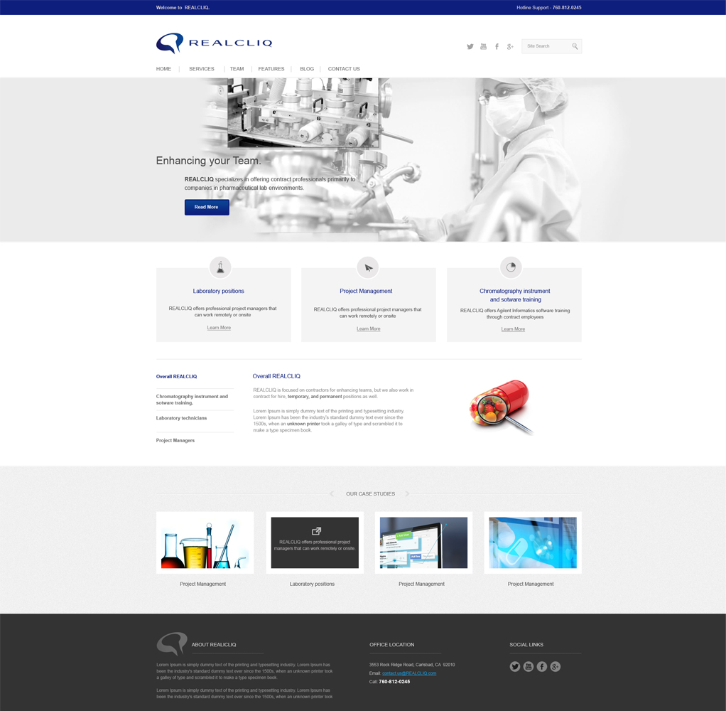 Web Design par aarsita pour Reacliq Inc. | Design #3735438
