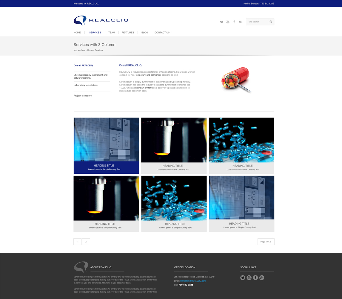 Diseño Web por aarsita para Reacliq Inc. | Diseño #3737949