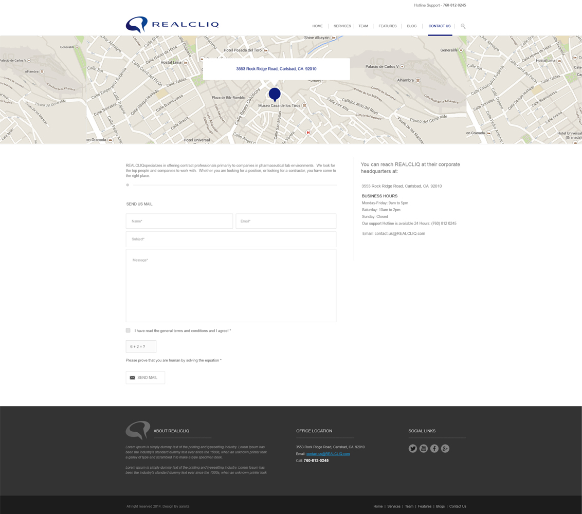 Diseño Web por aarsita para Reacliq Inc. | Diseño #3738252