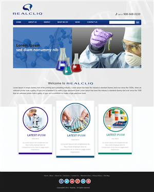 Web-Design von webxvision für Reacliq Inc. | Design: #3726454