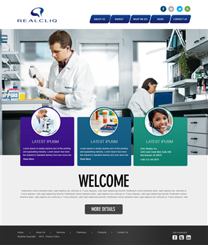 Web-Design von webxvision für Reacliq Inc. | Design: #3726724