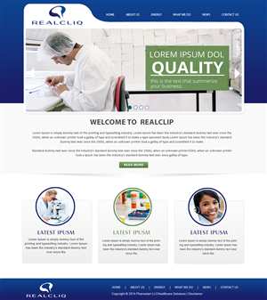 Web-Design von webxvision für Reacliq Inc. | Design: #3733668