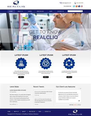 Web-Design von webxvision für Reacliq Inc. | Design: #3733747