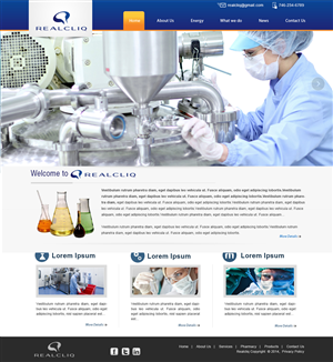 Web-Design von webxvision für Reacliq Inc. | Design: #3745045