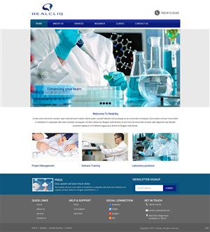 Web-Design von pb für Reacliq Inc. | Design: #3731131