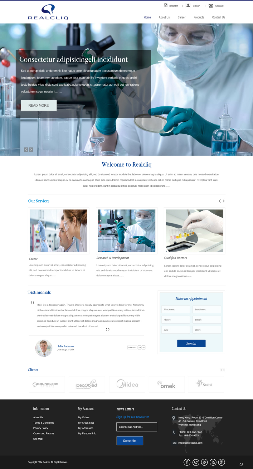 Web-Design von pb für Reacliq Inc. | Design #3731140