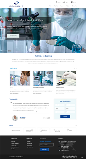 Web-Design von pb für Reacliq Inc. | Design: #3731140