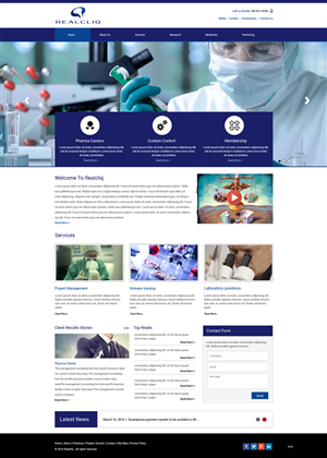 Web-Design von pb für Reacliq Inc. | Design: #3731142