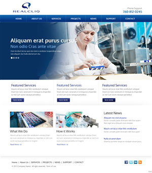 Web-Design von pb für Reacliq Inc. | Design: #3731144