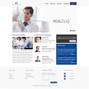 Web-Design von pb für Reacliq Inc. | Design: #3732187