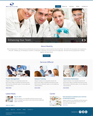Web-Design von pb für Reacliq Inc. | Design: #3732191