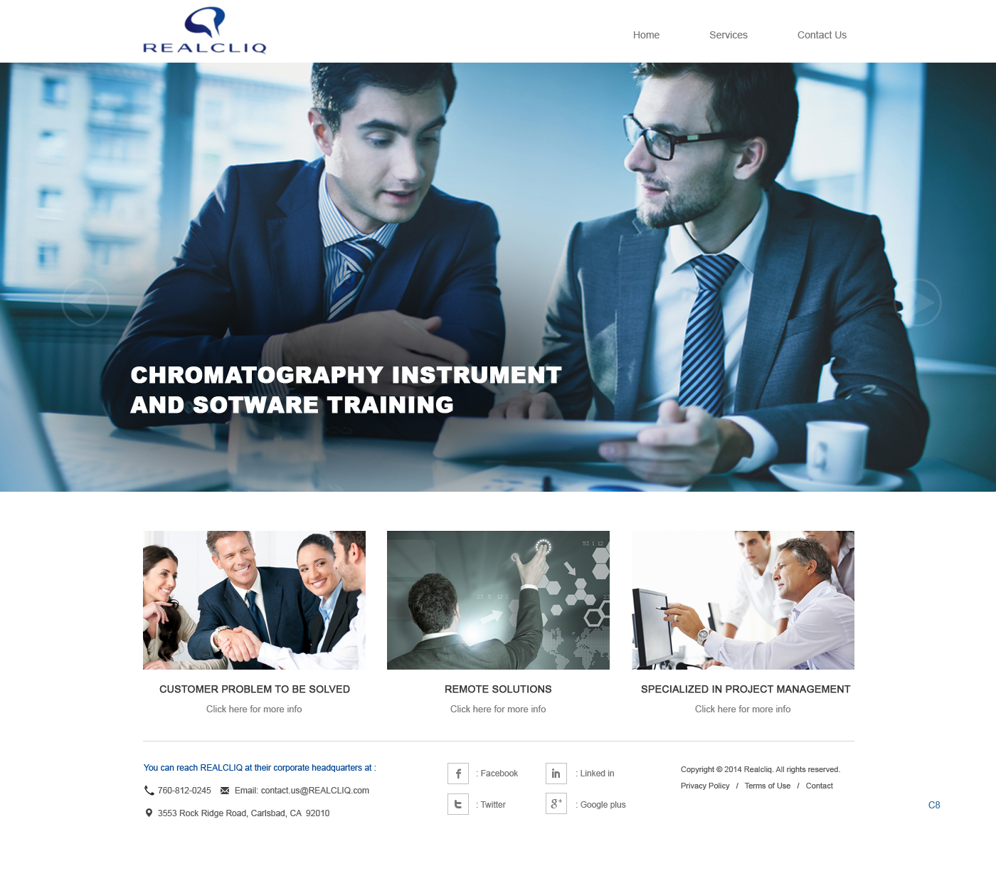 Web Design by pb for Reacliq Inc. | Design #3732193