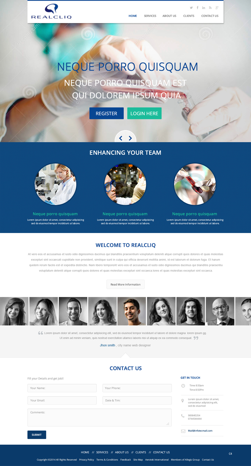 Web Design by pb for Reacliq Inc. | Design #3732197