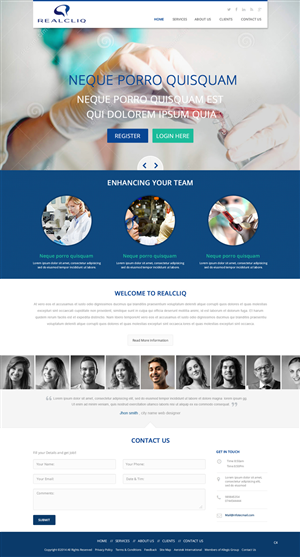 Web-Design von pb für Reacliq Inc. | Design: #3732197