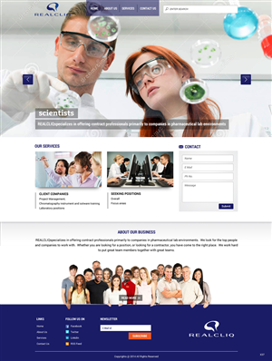 Web-Design von pb für Reacliq Inc. | Design: #3732200