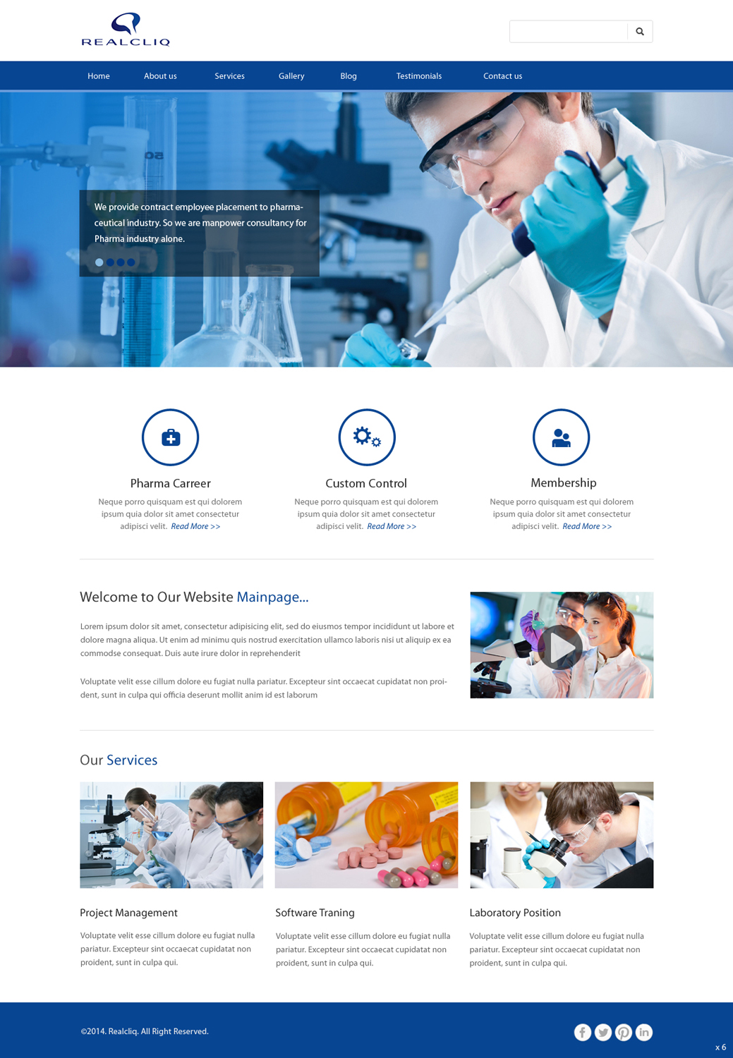 Web Design by pb for Reacliq Inc. | Design #3732204
