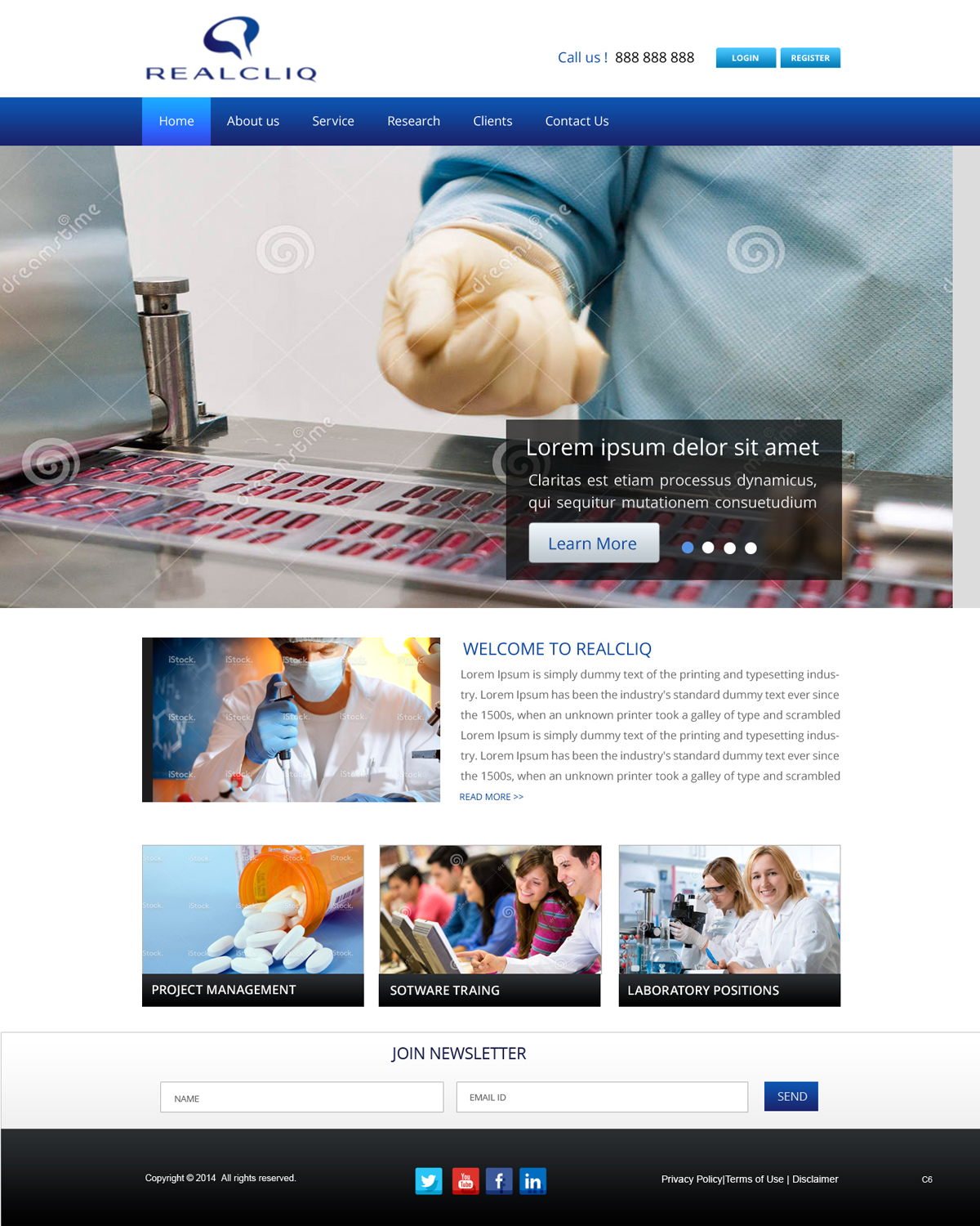 Web Design by pb for Reacliq Inc. | Design #3732209