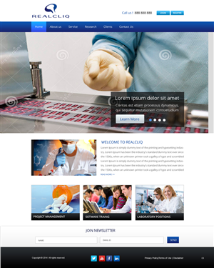 Web-Design von pb für Reacliq Inc. | Design: #3732209