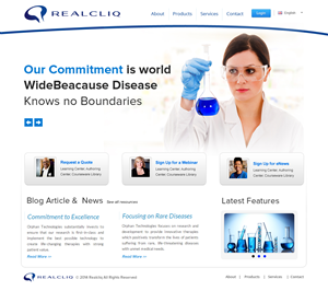 Web Design by OM for Reacliq Inc. | Design: #3767471