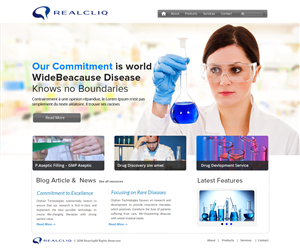 Web Design by OM for Reacliq Inc. | Design: #3767484
