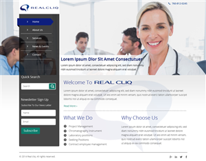 Web Design by OM for Reacliq Inc. | Design: #3767569