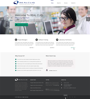 Web Design by OM for Reacliq Inc. | Design: #3767590