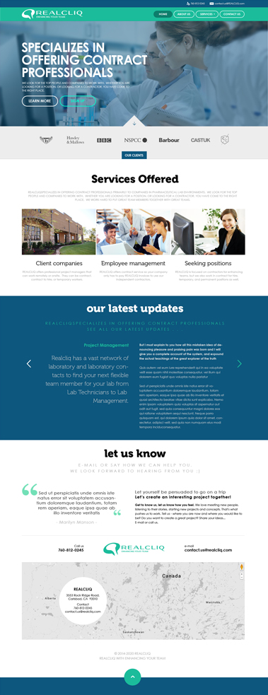 Web-Design von mughikrish für Reacliq Inc. | Design #3734079