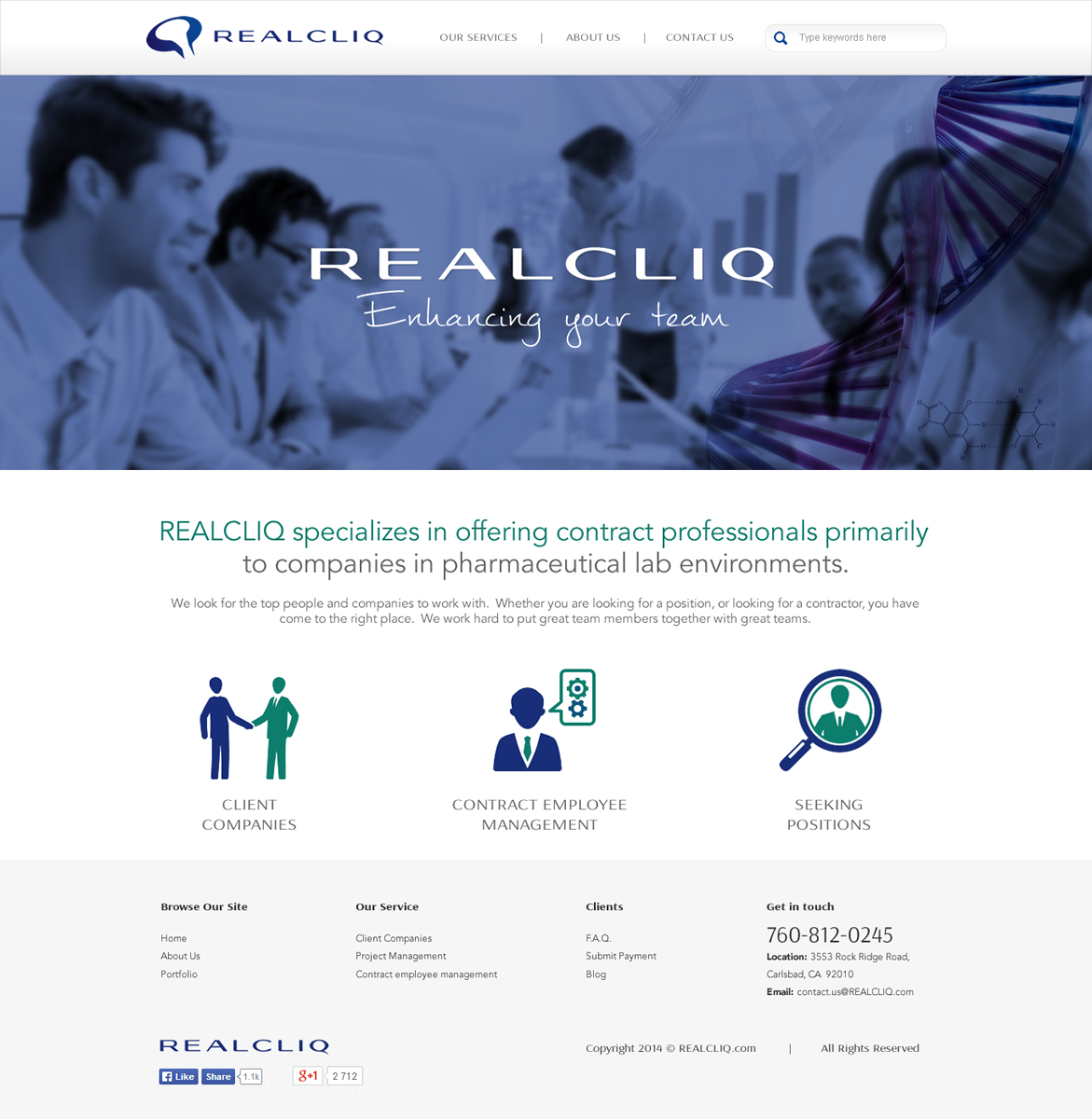 Web-Design von Behriatech für Reacliq Inc. | Design #3731914