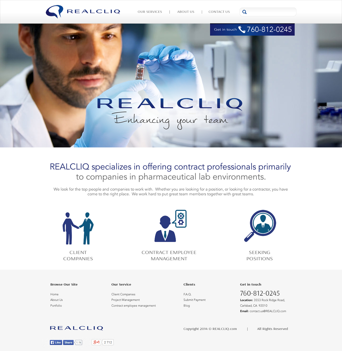 Diseño Web por Behriatech para Reacliq Inc. | Diseño #3731946