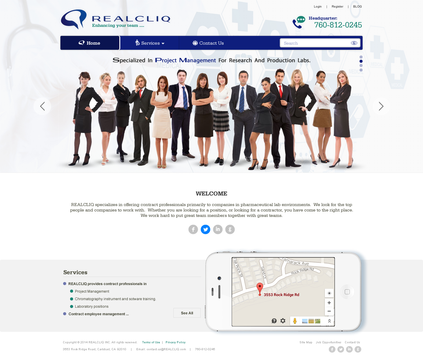 Web Design by Behriatech for Reacliq Inc. | Design #3734420