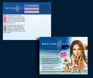 Postcard Design by uk for Matilda Bay Restaurant and Function Centre | Design: #3766164