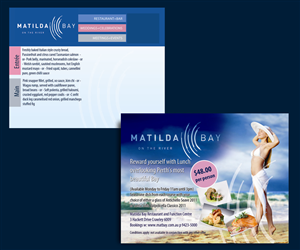 Postcard Design by uk for Matilda Bay Restaurant and Function Centre | Design: #3766187