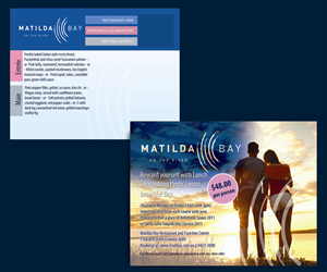 Design de Carte Postale par uk pour Matilda Bay Restaurant and Function Centre | Design #3772628