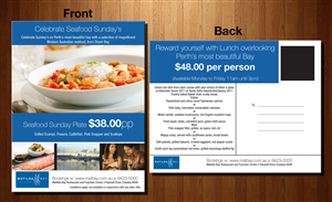 Postcard Design by theblueart for Matilda Bay Restaurant and Function Centre | Design: #3774239