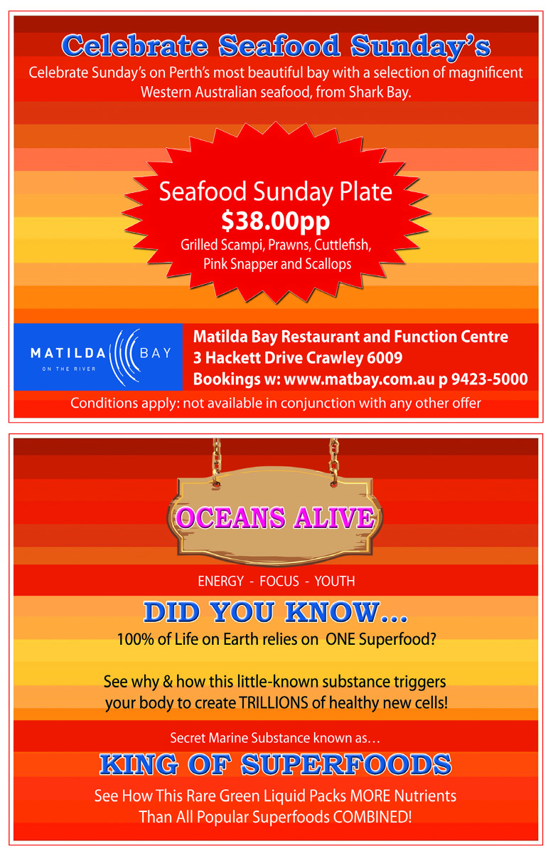 Postcard Design by SUDHEESH.V for Matilda Bay Restaurant and Function Centre | Design #3755812