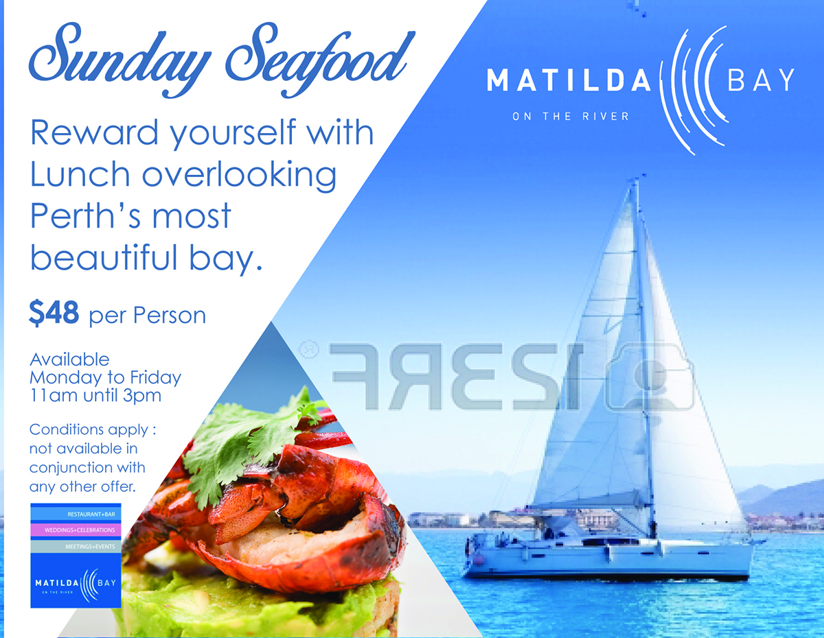 Design de Carte Postale par Ingrid Jones pour Matilda Bay Restaurant and Function Centre | Design #3743132