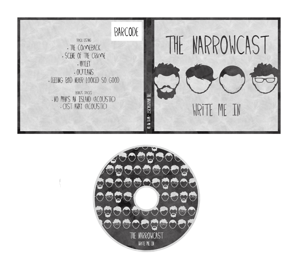 CD Cover Design by cifel for The Narrowcast | Design #3761219