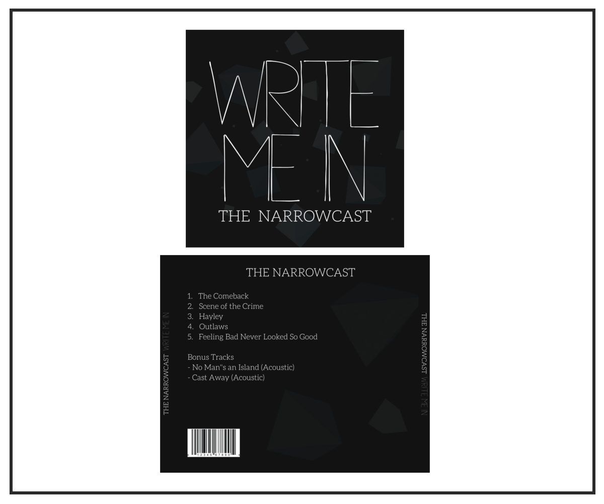 CD Cover Design by insultr for The Narrowcast | Design #3754992