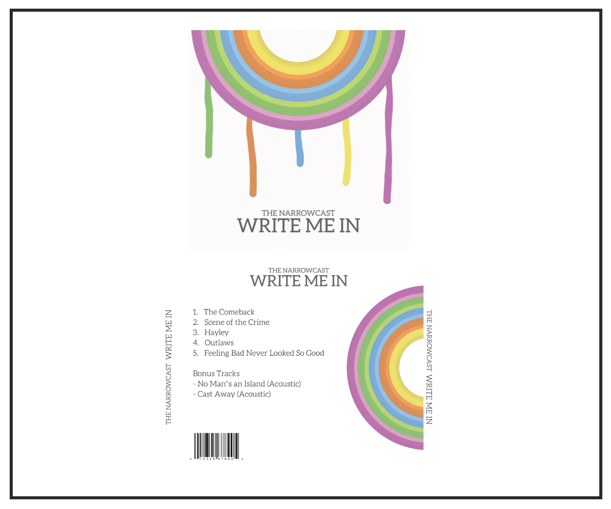 CD Cover Design by insultr for The Narrowcast | Design #3761600