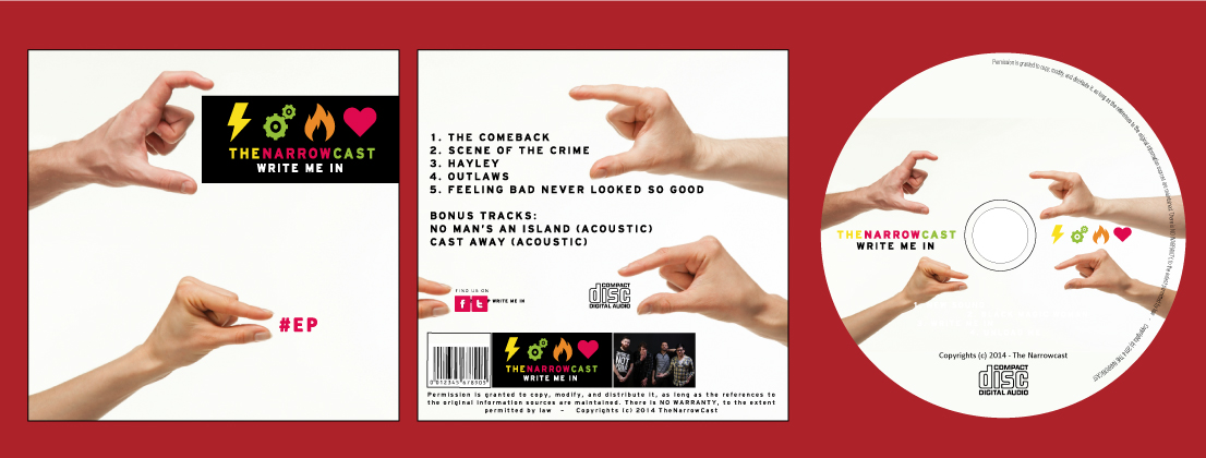 CD Cover Design by RedOne22 for The Narrowcast | Design #3792049