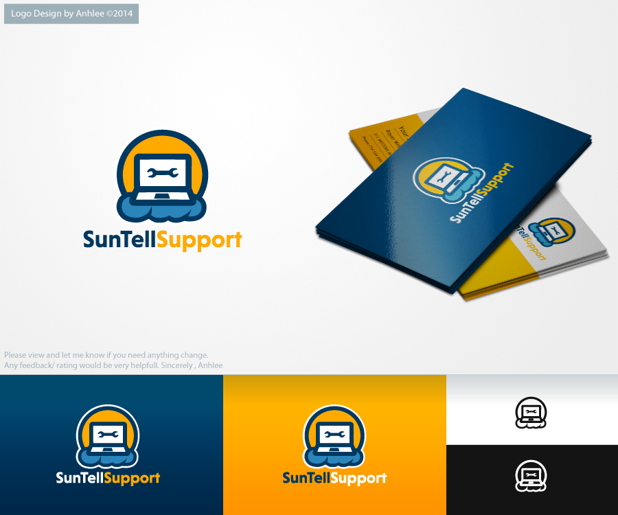 Logo Design by Anhlee for SunTellSupport | Design #3750559
