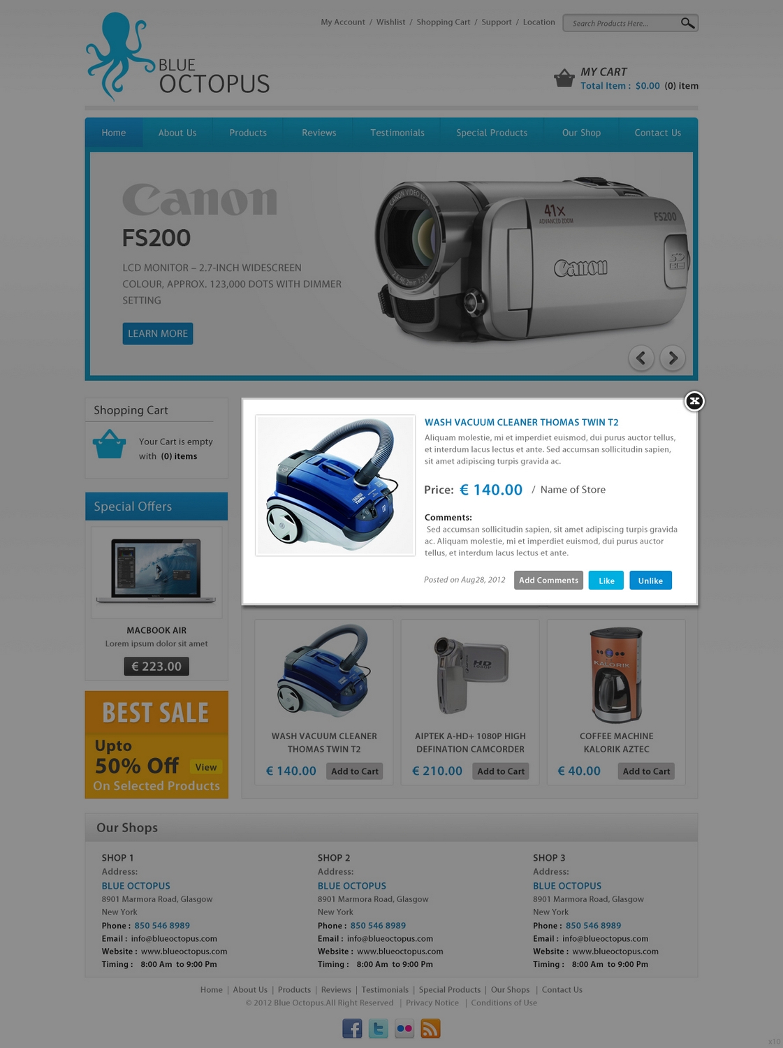 Web Design by pb for mOctopus | Design #997699