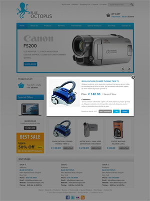 Web Design by pb for mOctopus | Design: #997699