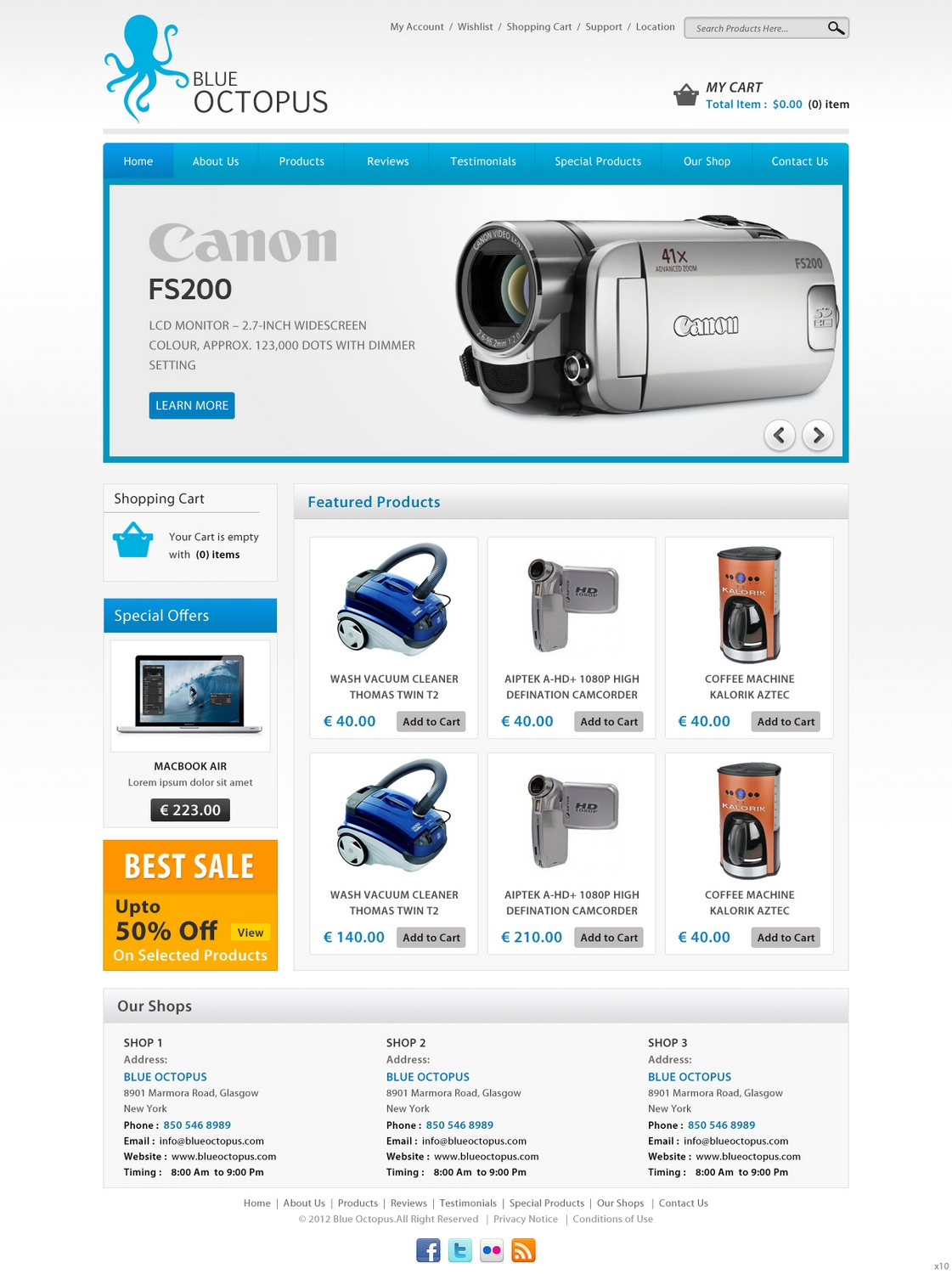 Diseño Web por pb para mOctopus | Diseño #997702