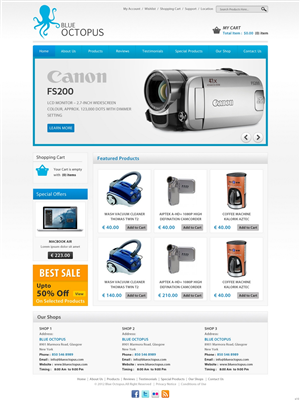 Web Design by pb for mOctopus | Design: #997702