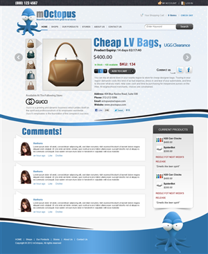 Web Design by TechWise for mOctopus | Design #1011355
