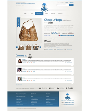 Product detail page for local goods startup | Web Design by TechWise