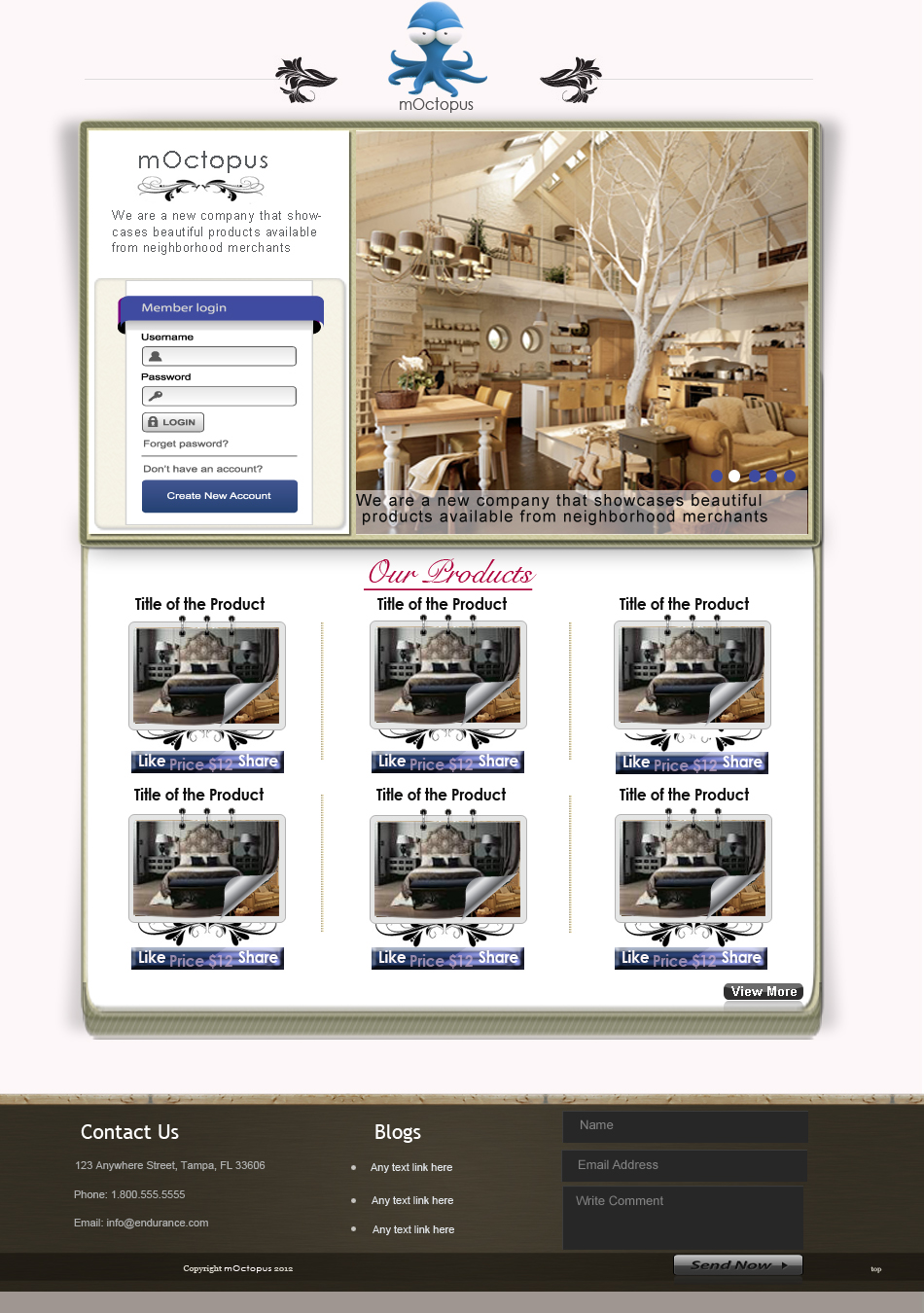 Web-Design von Asad Ali für mOctopus | Design #1002532