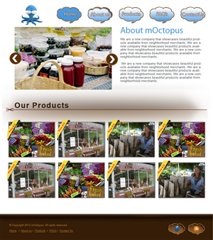 Web Design by Asad Ali for mOctopus | Design: #1010830