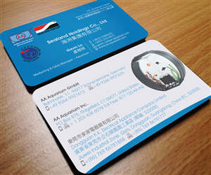 Visitenkarten-Design von Aaaron für Sealand Holdings Co., Ltd.  | Design: #3758072